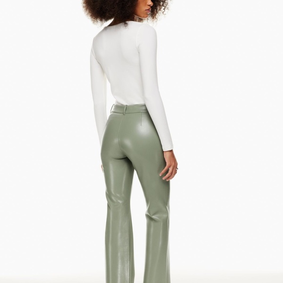 Aritzia Wilfred Cabaret Pant 0 Sage Green - Picture 3 of 5